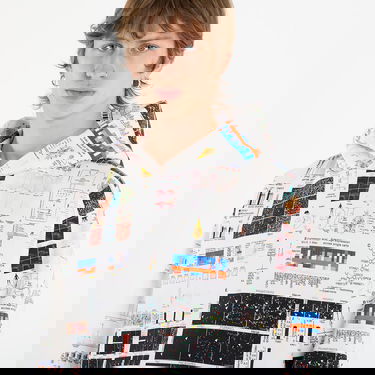 Pulover Pleasures Textbook Hoodie Večbarvna | P25F023-MULTI, 1