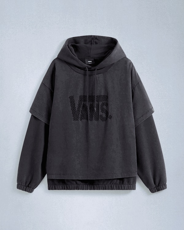 Pulover Vans Act Of Disagreement Lasered Hoodie Siva | VN000RSUEMQ