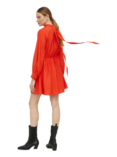 Obleke Samsoe Samsoe Ebbali Dress Oranžna | F23100199