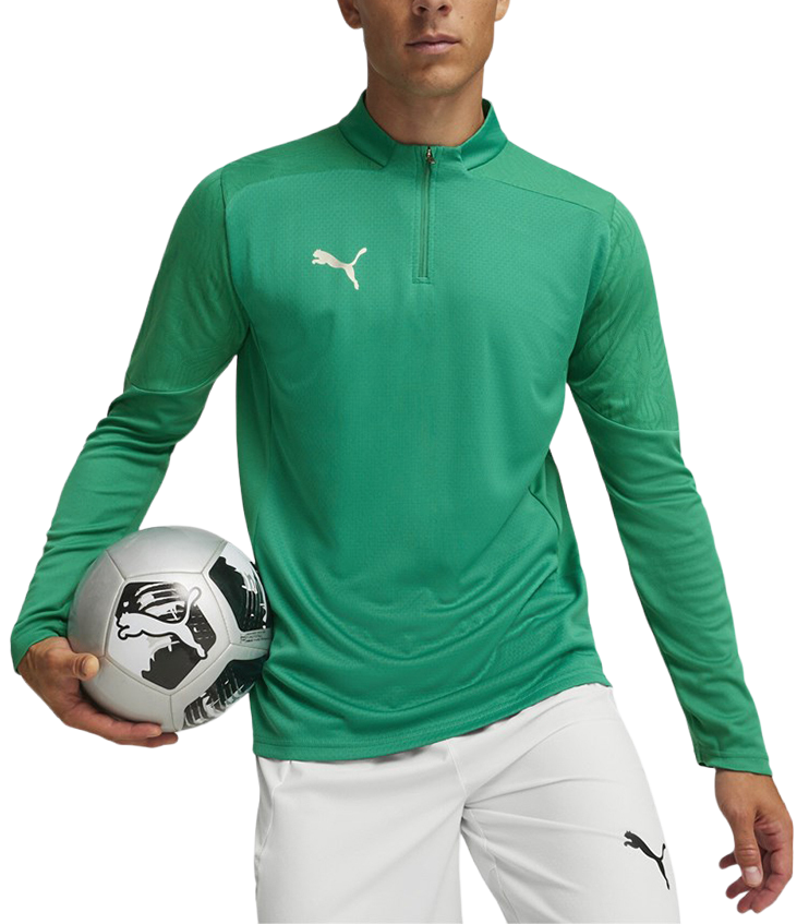 Majica Puma teamFINAL Training 1/4 Zip Top Zelena | 658551-05