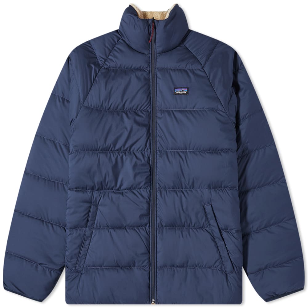 Puhovka Patagonia Reversible Silent Down Jacket Mornarica | 20670-NENA, 0