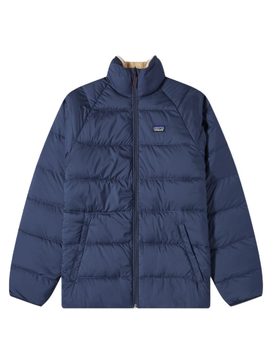 Puhovka Patagonia Reversible Silent Down Jacket Mornarica | 20670-NENA