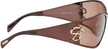 Sončna očala Blumarine Metal Wraparound Sunglasses Siva | P444W268A, 4