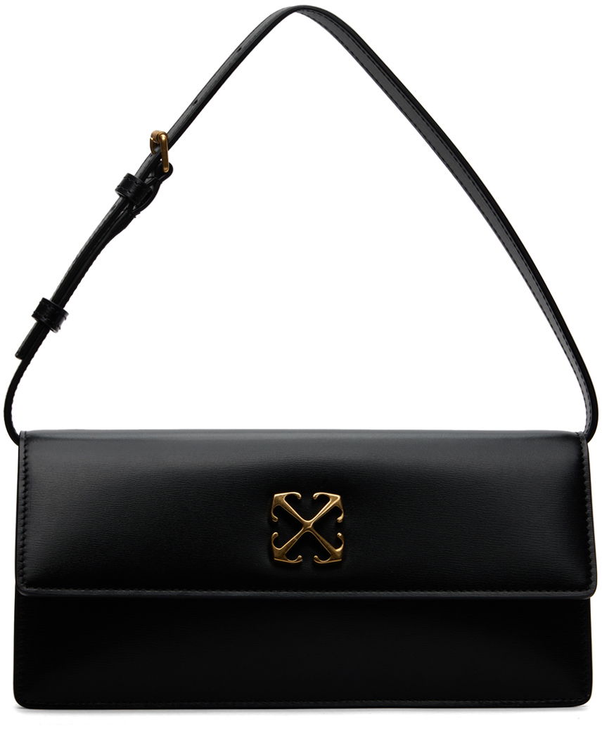 Torba za čez ramo Off-White Black Jitney 1.0 Shoulder Bag Črna | OWNN172C99LEA0011000, 0