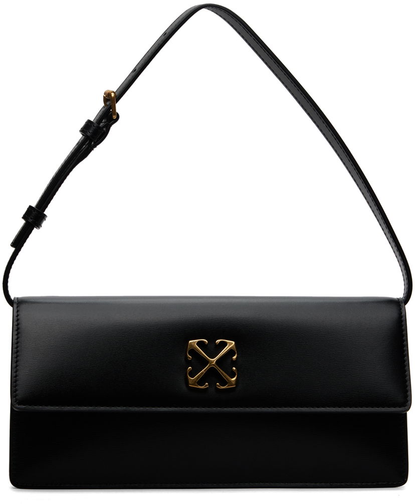 Torba za čez ramo Off-White Black Jitney 1.0 Shoulder Bag Črna | OWNN172C99LEA0011000