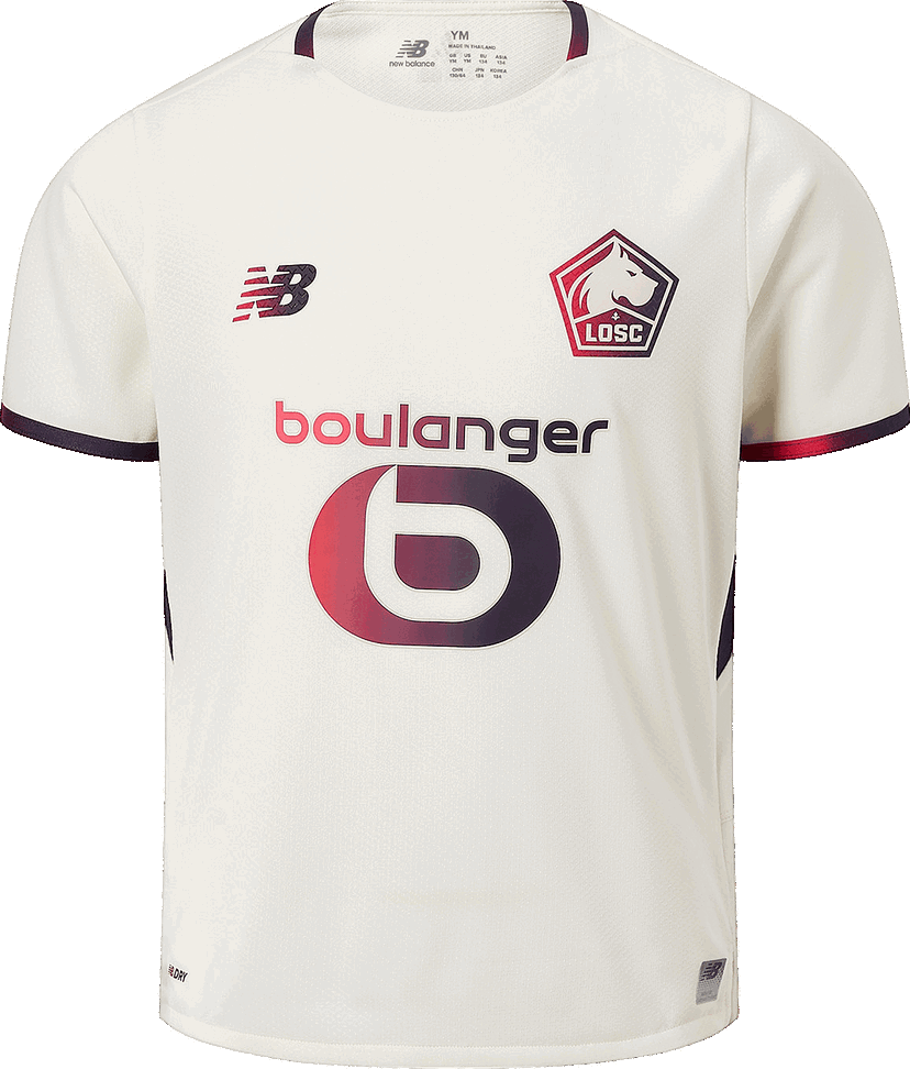 Dres New Balance LOSC Lille Away Jersey 2025/26 Bela | jt230455-awy