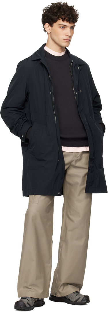 Dežni plašč Stone Island Stone Island Micro Twill Coat Mornarica | K1S15 7100009 S0026, 4