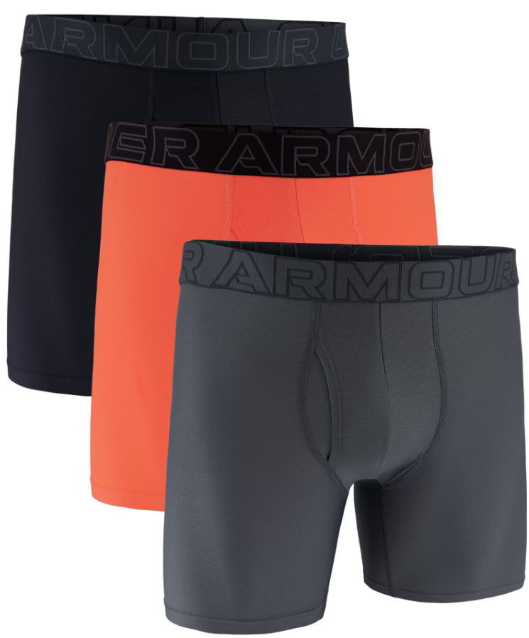 Boksarice Under Armour Performance Tech Mesh 6" Boxer Briefs, 3-Pack Večbarvna | 1383884-847