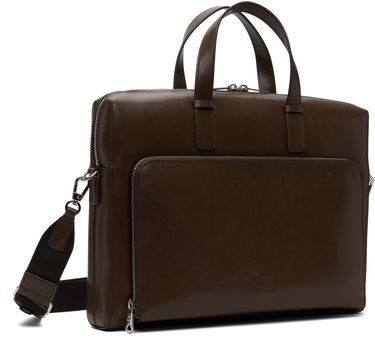 Torba za čez ramo Paul Smith Paul Smith Leather Folio Briefcase Rjava | M1A-8082-PSOFTL, 1