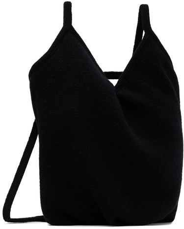 Torba za čez ramo We11done We11done Mini Touch Knit Shoulder Bag Črna | WD-AB3-23-481-U-BK, 1