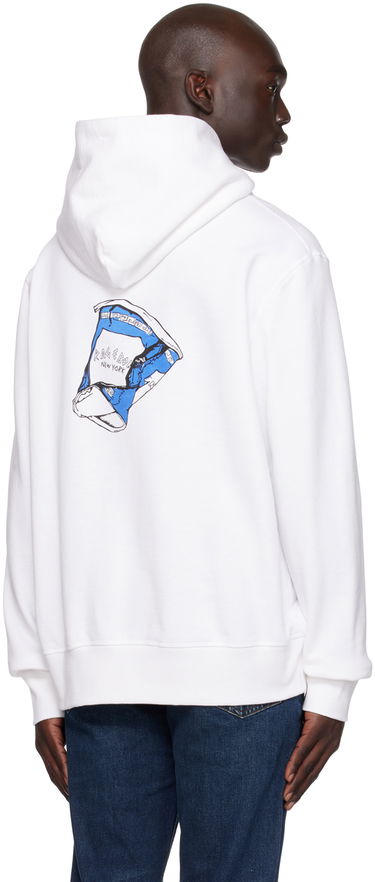 Pulover rag & bone Rag & Bone Coffee Hoodie Bela | MBC23HT040AP40, 2