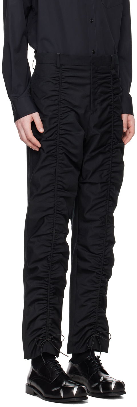 Hlače Simone Rocha Simone Rocha Ruched Trousers Črna | 4095 1075, 1