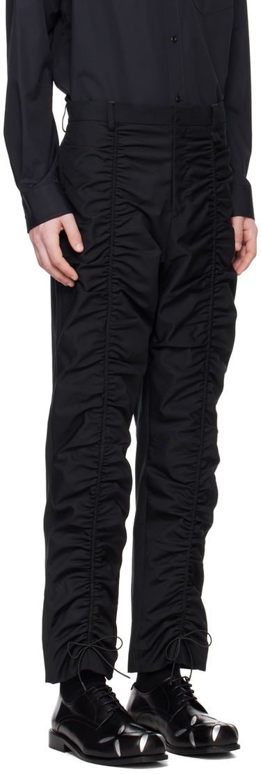 Hlače Simone Rocha Simone Rocha Ruched Trousers Črna | 4095 1075, 1