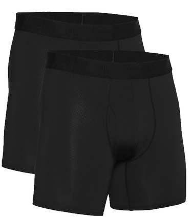 Boksarice Under Armour Tech Mesh 6in 2-pack Boxers Črna | 1363623-001, 0