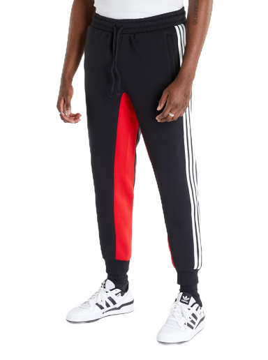 Trenirka adidas Originals Sustainability Fleece Track Pants Črna | IC5548