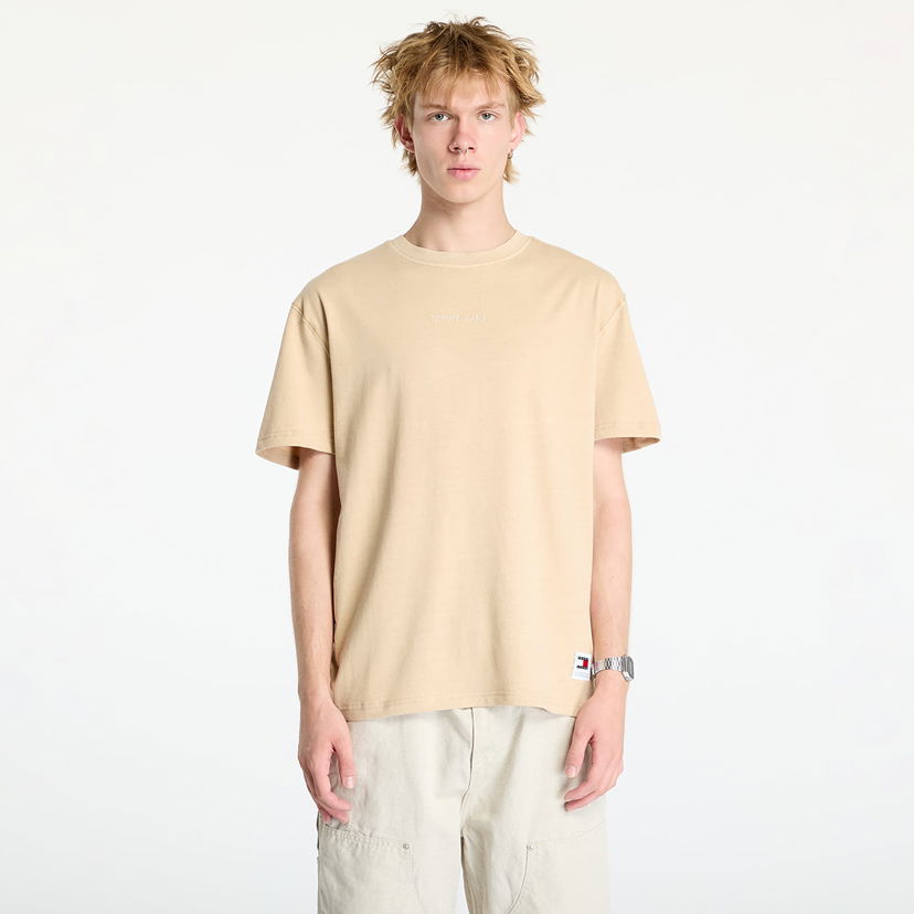 Majica Tommy Hilfiger Regular Classic Tee Beige Bež | DM0DM20755 AB9