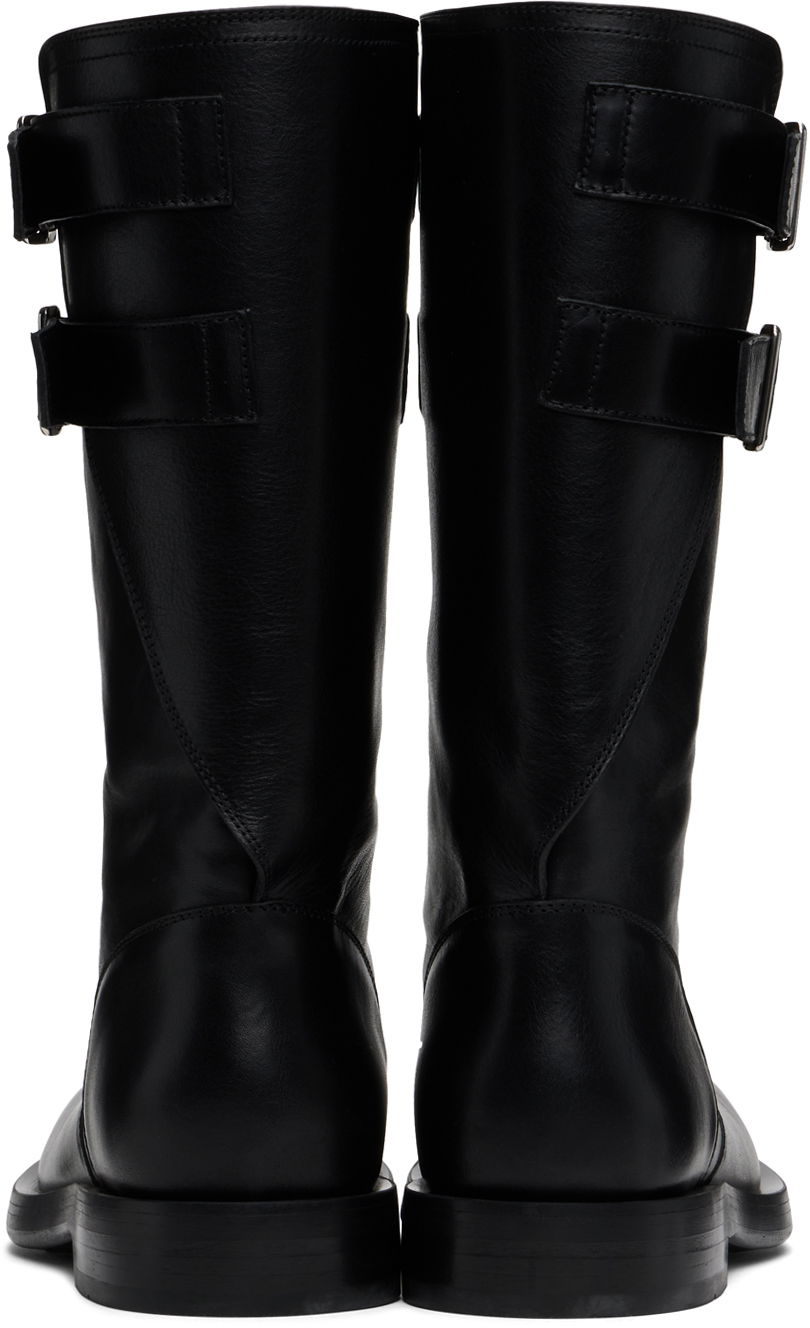 Oblačila Ann Demeulemeester Ann Demeulemeester Milan Soft Biker Boots Črna | 2402-M-R42-LT141-099, 1