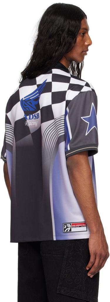 Dres Andersson Bell Andersson Bell Checkerboard Racing Polo Črna | atb1298m, 2