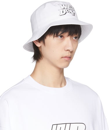 Klobuk We11done We11done Basic Logo Bucket Hat Bela | WD-AH1-22-407-U-WH, 1