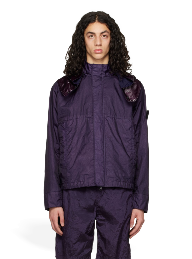 Jakna Stone Island Crinkled Lila | 781540623