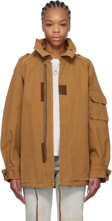 Jakna Maison Margiela MM6 Maison Margiela Spliced Canvas Jacket Rjava | S52AM0313 M35249, 0