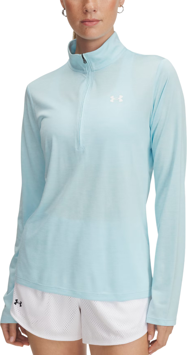 Majica Under Armour Under Armour Tech 1/2 Zip Twist Top Turkizna | 1384225-494