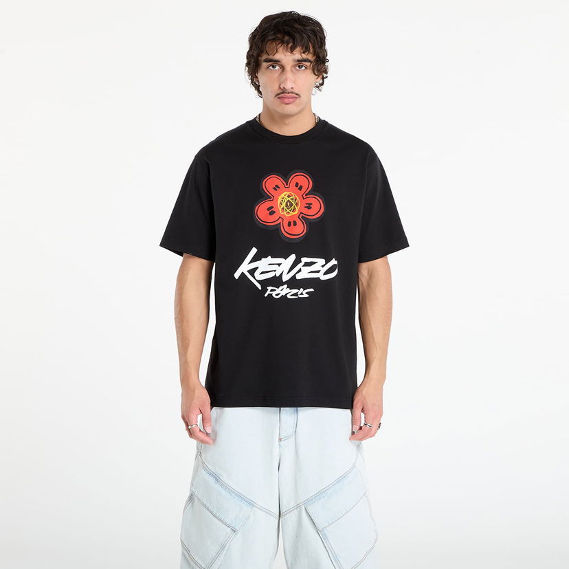 Majica KENZO KENZO x FUTURA 2000 T-Shirt Črna | FF65TS2654SG.99J