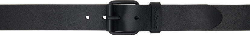 Pasovi Carhartt WIP Script Leather Belt Črna | I030992