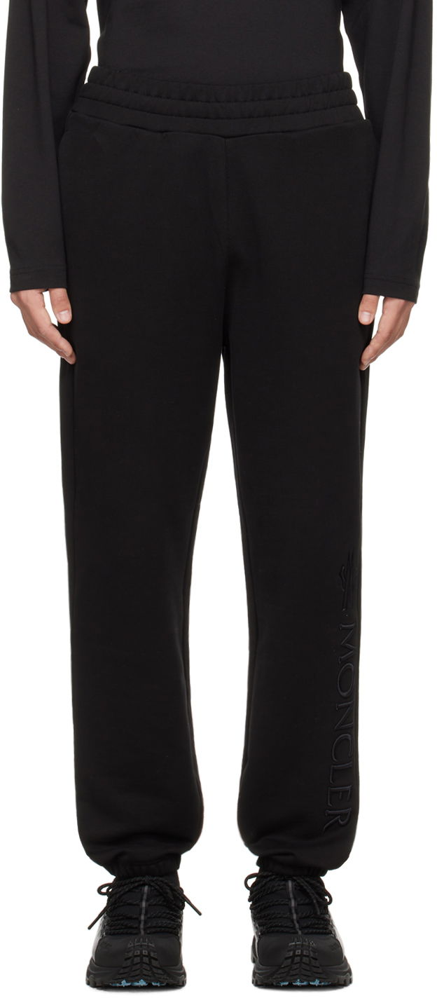 Trenirka Moncler Embroidered Sweatpants Črna | J10918H0000289ADW