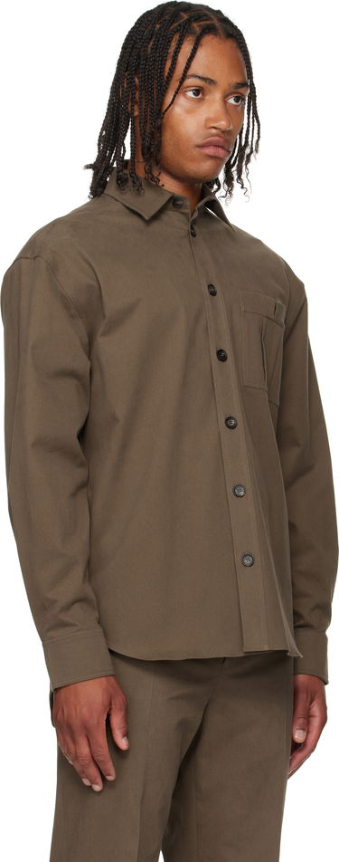 Srajce FERRAGAMO Ferragamo Oversized Shirt Zelena | 785060, 1