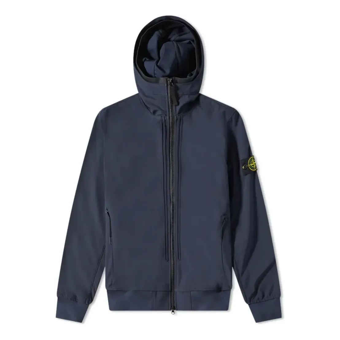 Vetrovka Stone Island Hooded Soft Shell-R Jacket Modra | 761540427-V0020, 0