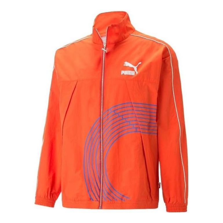 Vetrovka Puma Track Meet T7 Track Jacket Oranžna | 539020-20