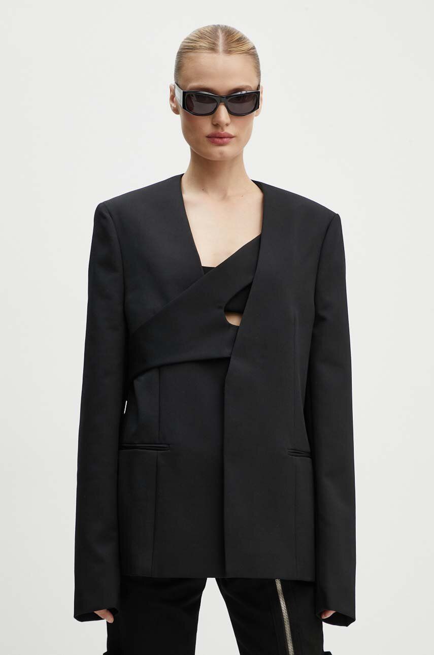 Plašči HELIOT EMIL Black Cutout Wool Blazer Črna | PREAW24.M.04.042.BLK01, 1