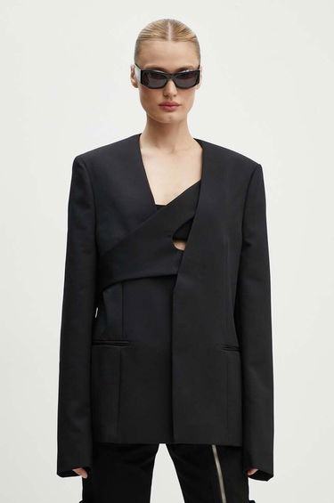 Plašči HELIOT EMIL Black Cutout Wool Blazer Črna | PREAW24.M.04.042.BLK01, 1