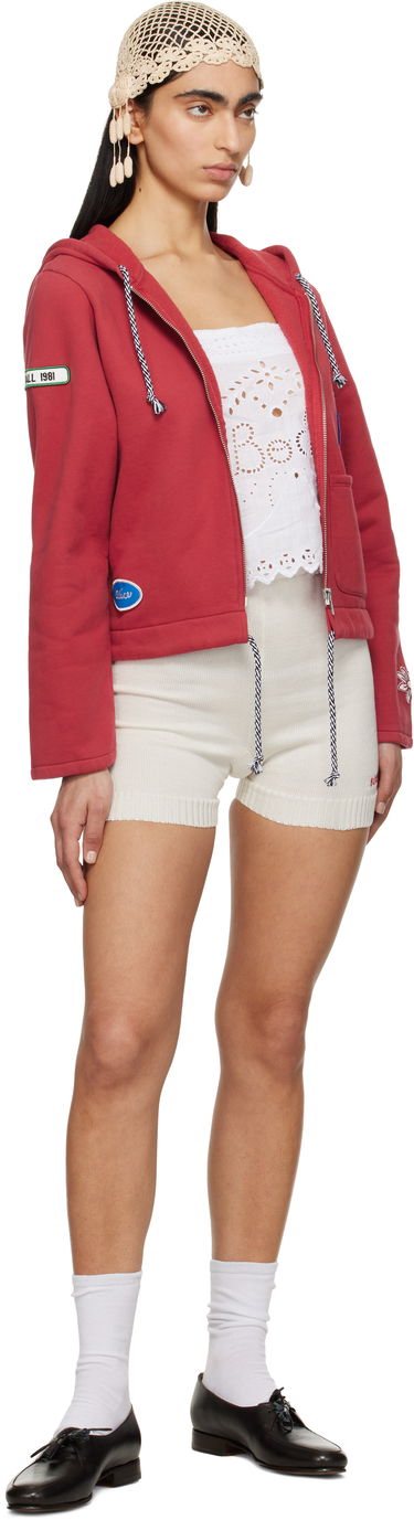 Kratke hlače Bode Bode Meringue Knit Shorts Bela | WRS25KT005, 3