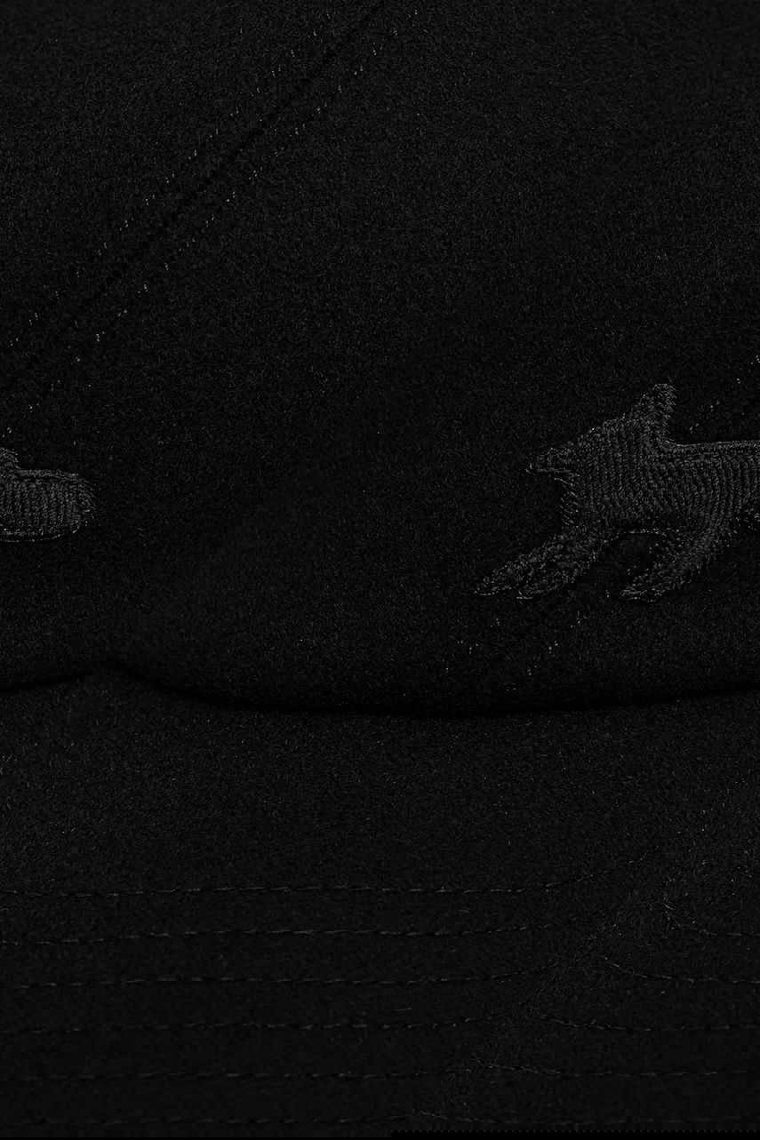 Kapa MAISON KITSUNÉ Maison Kitsuné Profile Fox Wool Blend Cap Črna | PW06111WM2023, 1
