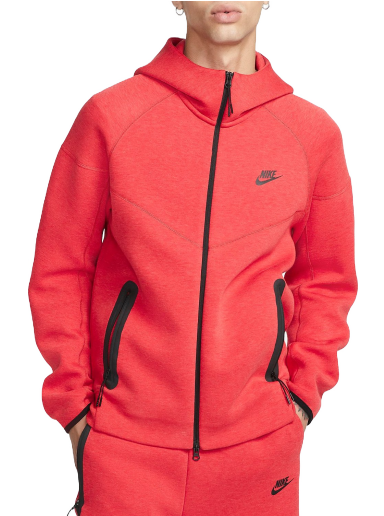 Pulover Nike Tech Fleece Windrunner Rdeča | fb7921-672