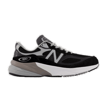 Superge in čevlji New Balance 990v6 MiUSA Black Grey White (Women's) Črna | W990BK6, 0