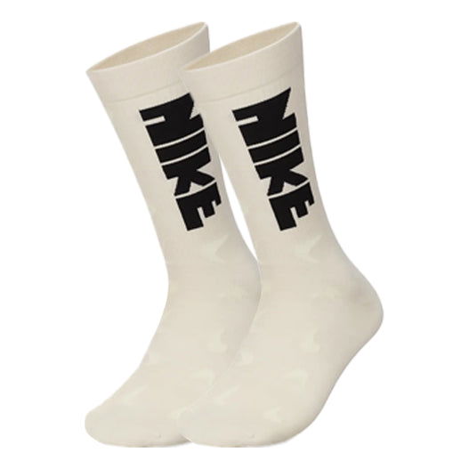 Nogavice Nike Everyday Essentials Crew Logo Jacquard Socks Bela | DQ0788-219