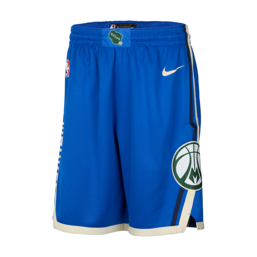 Kratke hlače Nike Dri-FIT NBA Swingman Milwaukee Bucks City Edition 2024/25 Modra | FQ4413-480