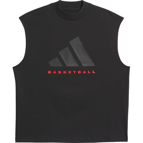 Majica brez rokavov adidas Originals Black Basketball Training Tank Top Črna | IW5647