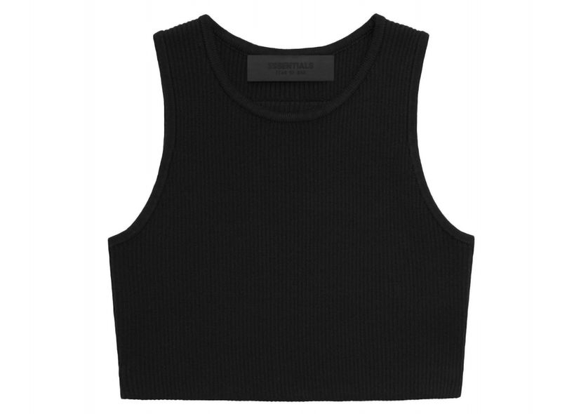 Pleteni pulover Fear of God Core Collection Knit Sport Tank Black Črna | 192SU245340FW