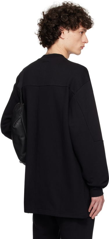 Pulover Rick Owens Rick Owens Champion Edition Girdered Sweatshirt Črna | CM01E1671 CHFE FELPA, 2