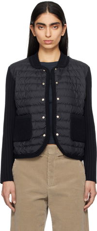 Moncler Padded Wool Down Cardigan