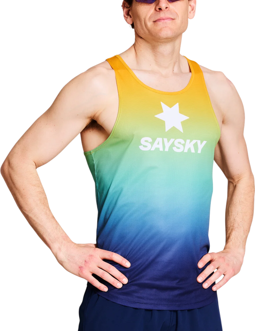Majica brez rokavov Saysky Saysky Drip Dye Flow Singlet Večbarvna | nmrsi60c-1032
