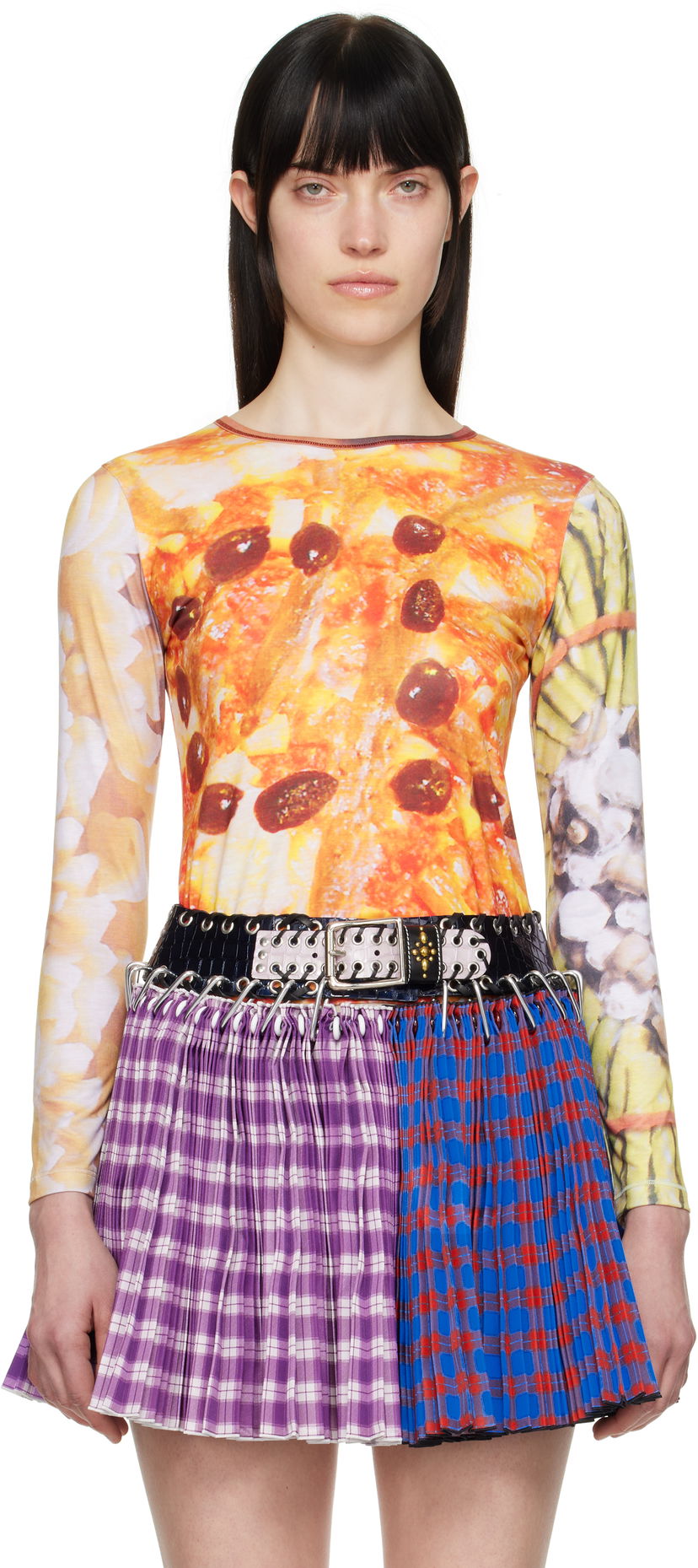 Majica Chopova Lowena Chopova Lowena 'Dinner's Served' Fitted Jersey T-Shirt Večbarvna | 2306