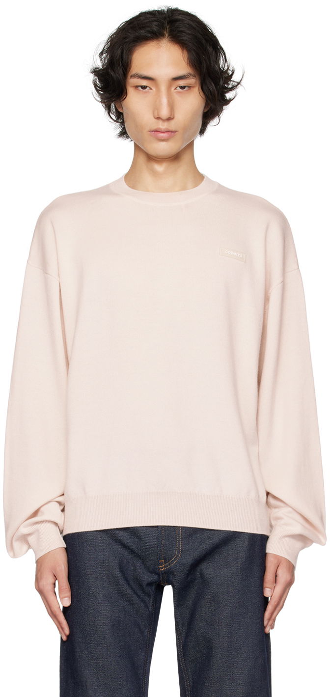 Pleteni pulover Coperni Coperni Sweater Roza | COPML49643MEN
