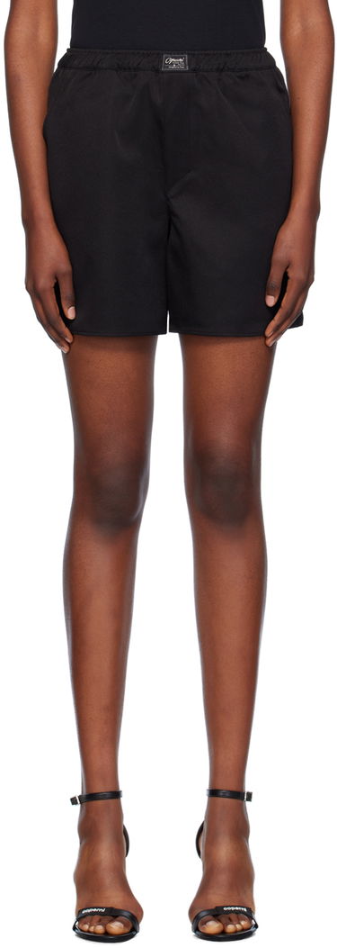 Kratke hlače Coperni Designer Satin Boxer Shorts Črna | COPP92F3004, 0