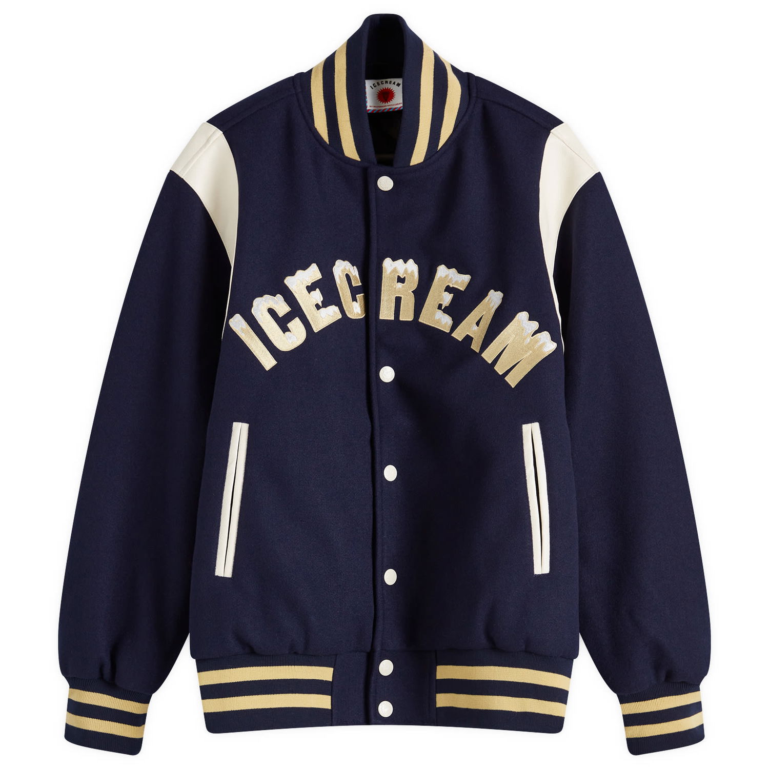 Bomber jakna BBC IceCream Drippy Varsity Jacket, Size Medium Mornarica | IC24301-NY, 0