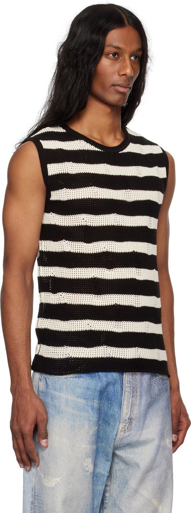 Majica brez rokavov Andersson Bell Andersson Bell Net Damaged Sleeveless Tank Top Črna | atb1328m, 4